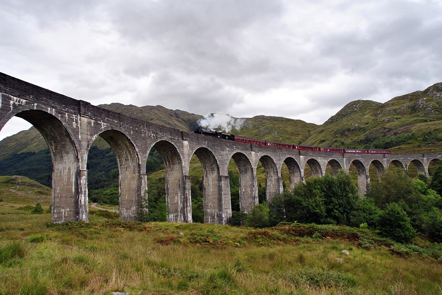 Scotland harry potter train