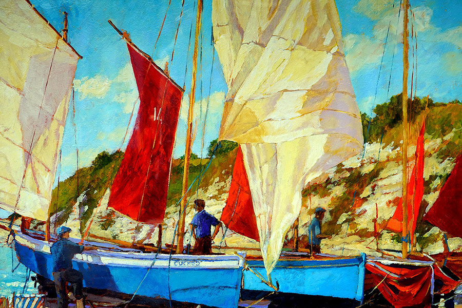 Oil painting art work