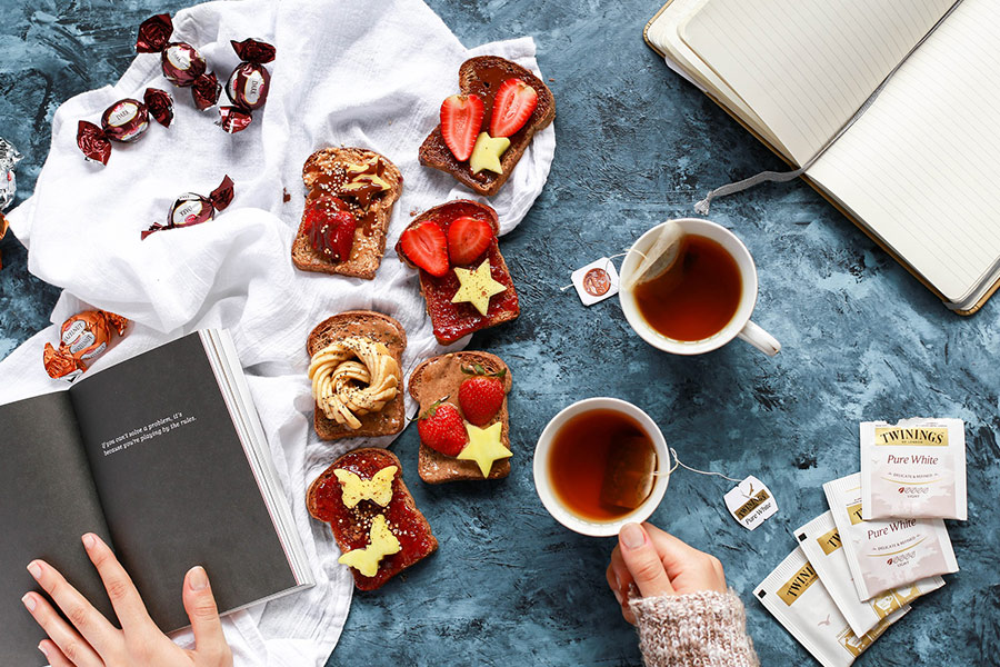 Tea breads food foodie styling