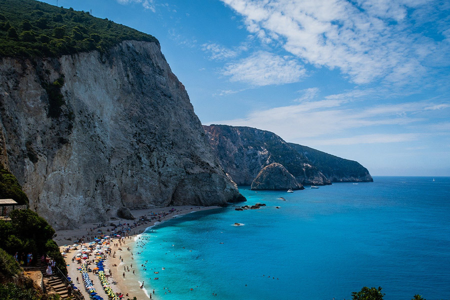 Greece islands sea Port Katsiky Lefkada