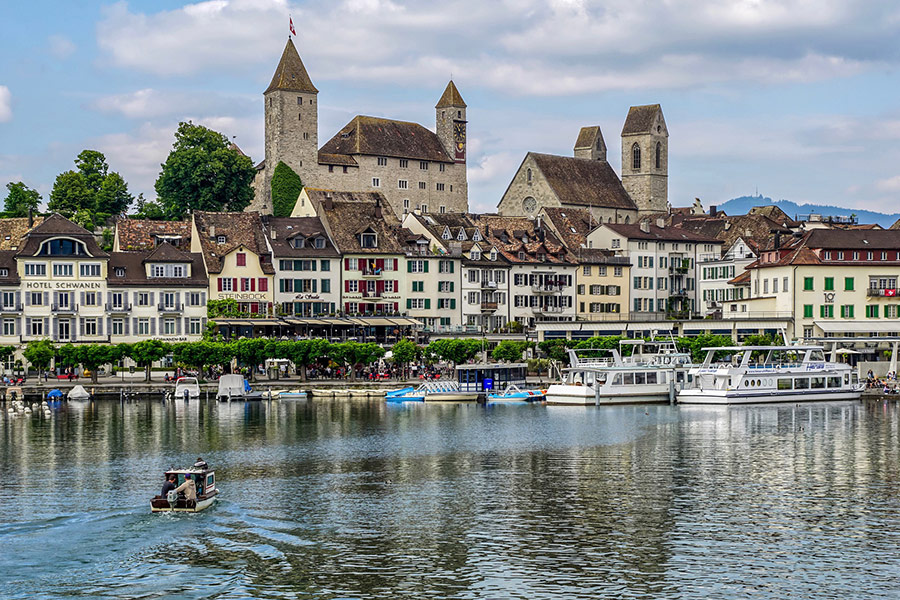 Rapperswil Jona lake Switzerland