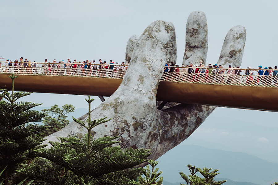 Golden Bridge on Ba Na Hills