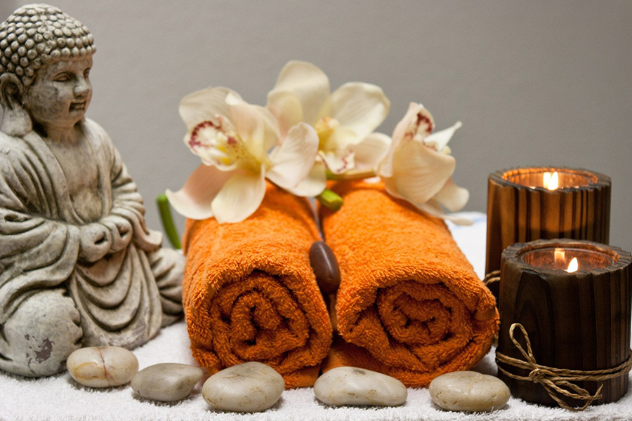 Wellness massage relax