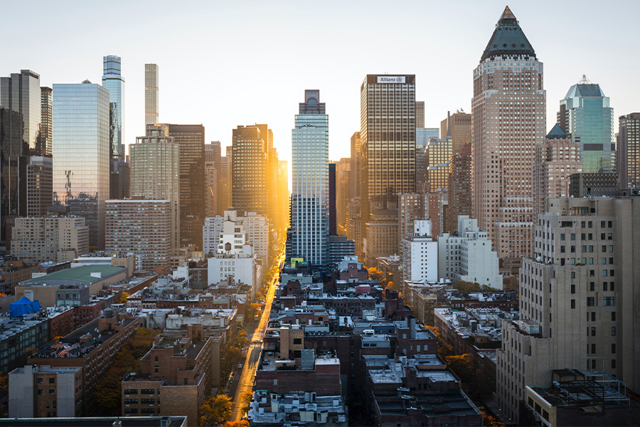 City building New York