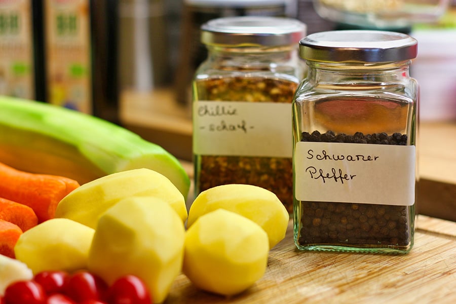 Vegetables and herbs