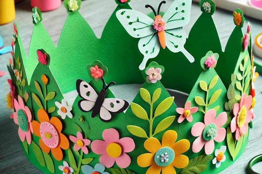 Kwiat owady tekturowa korona