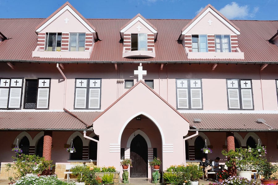 The domaine de Marie church in Da Lat Vietnam
