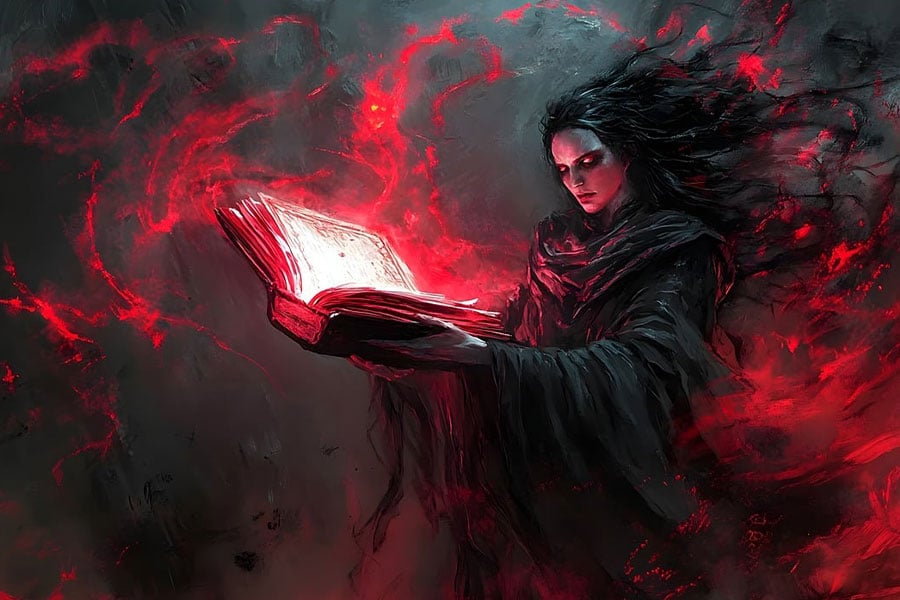 Sorceress woman fantasy