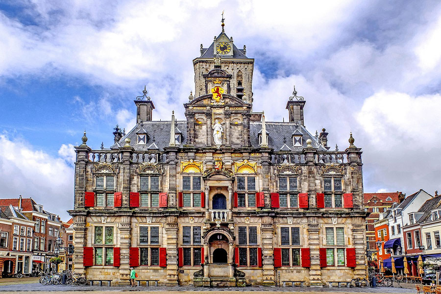 Ayuntamiento histórico de Delft, Países Bajos
