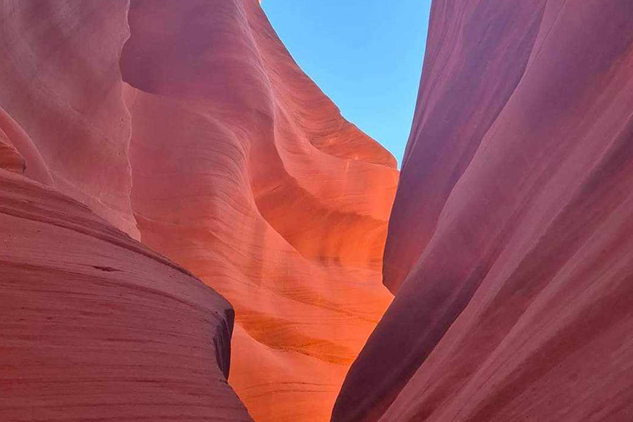 Kanion Antylopy Arizona USA jeden