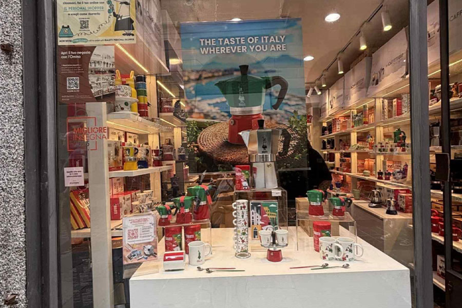 Sklep wystawowy Bialetti