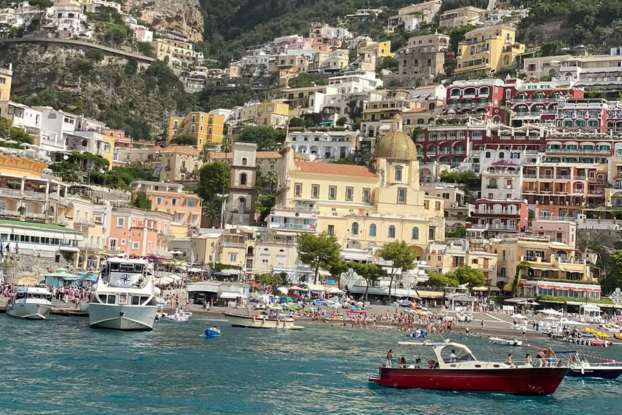 Paisaje de Campania, Italia