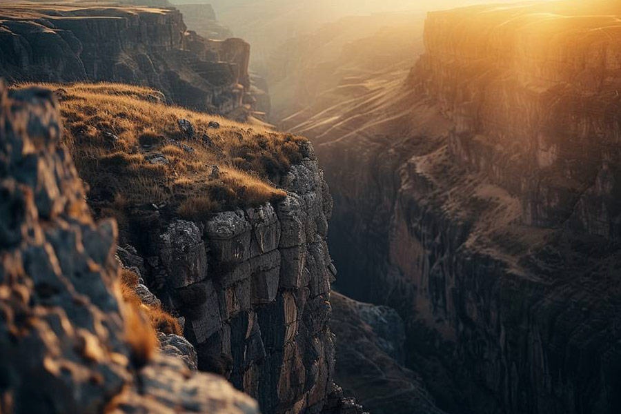 Atemberaubende Aussicht auf den majestätischen Canyon