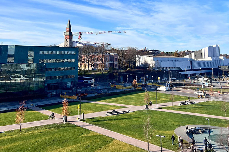 Landschaftsgebiet des Helsinkier Musikzentrums