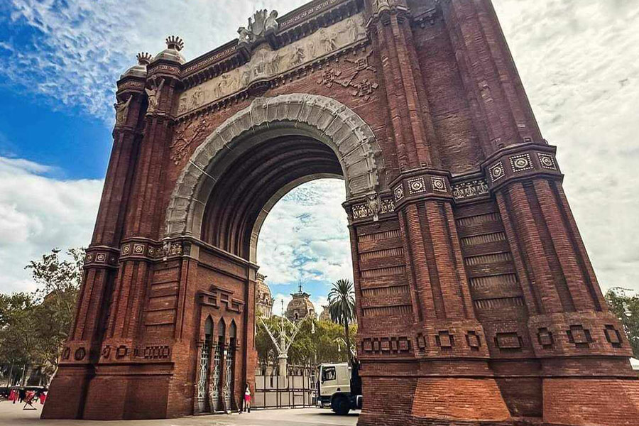 Monumento Arc de Triomf Barcelona España