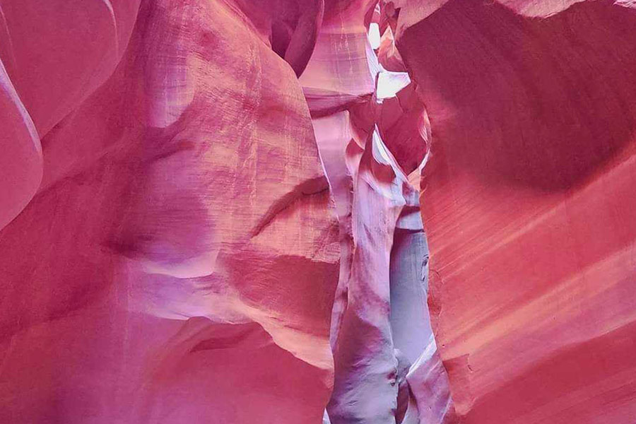 Kanion Antylopy Arizona USA jedenaście