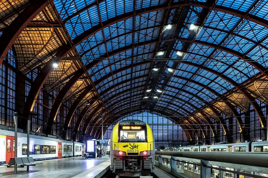 Estación de tren del metro