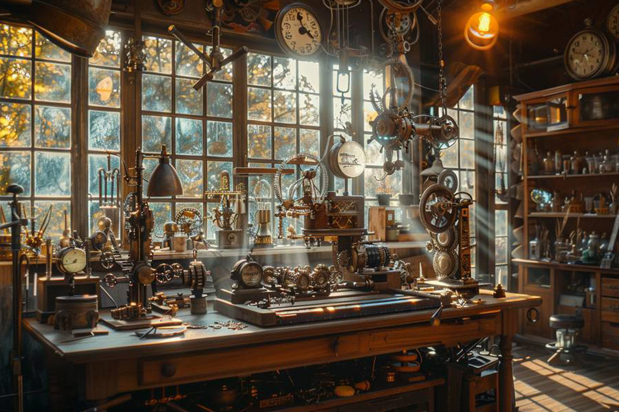 Warsztat steampunkowy