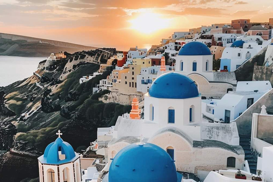 Grecia casas blancas Oia Santorini