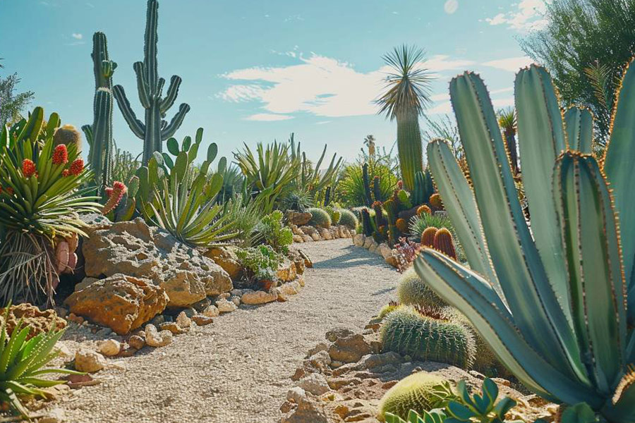 Ogród kaktusów