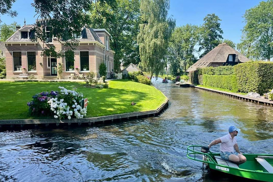 Kanał Giethoorn Holandia