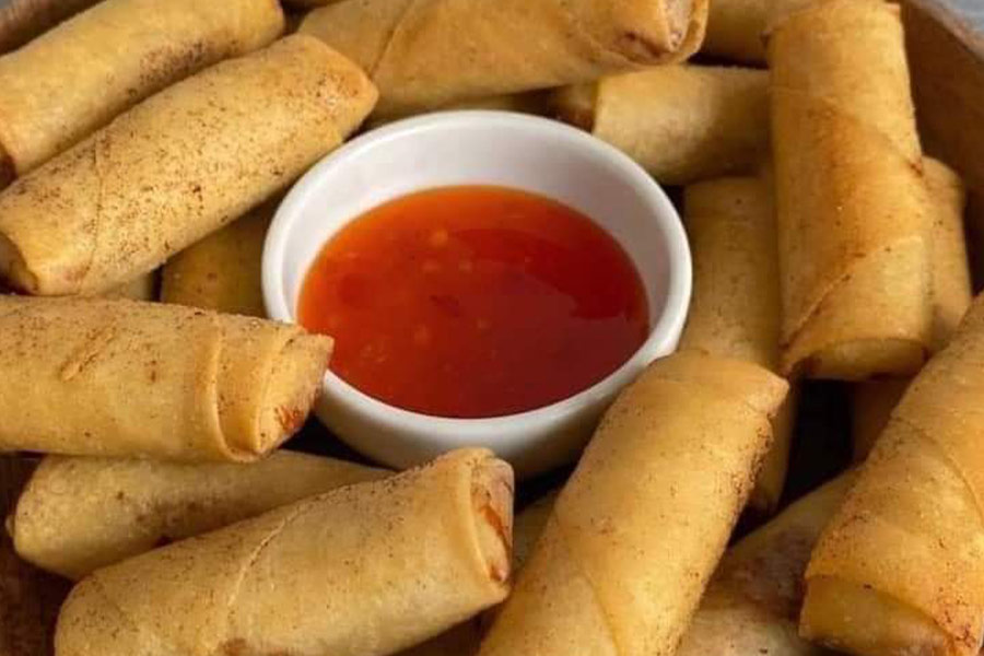 Knusprige Frühlingsrollen