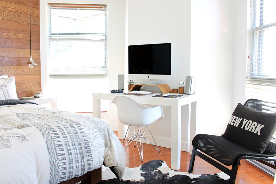 Dekoracja wnętrza sypialni