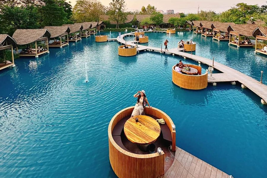 Tajlandia bańka w lesie