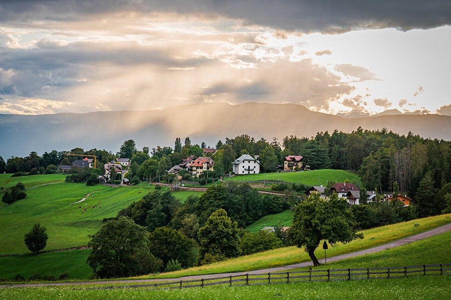 Sonnenuntergang Italien Landschaft