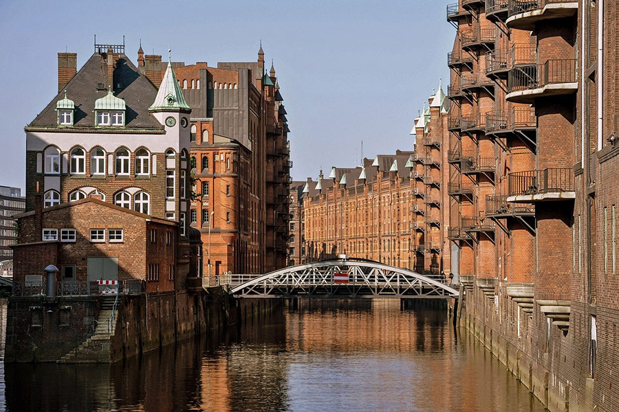 Edificio del almacén de Speicherstadt