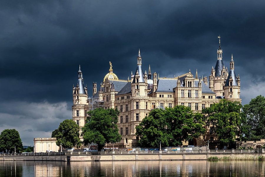 Schwerin castle city of Schwerin