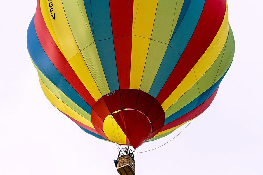 Balon koszykowy na ogrzane powietrze