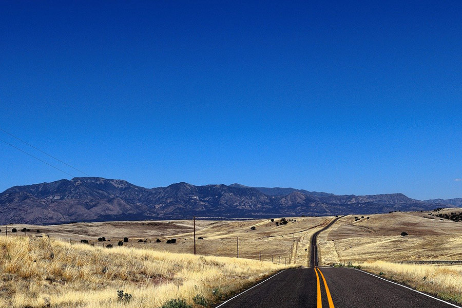 Straße Autobahn Landschaft
