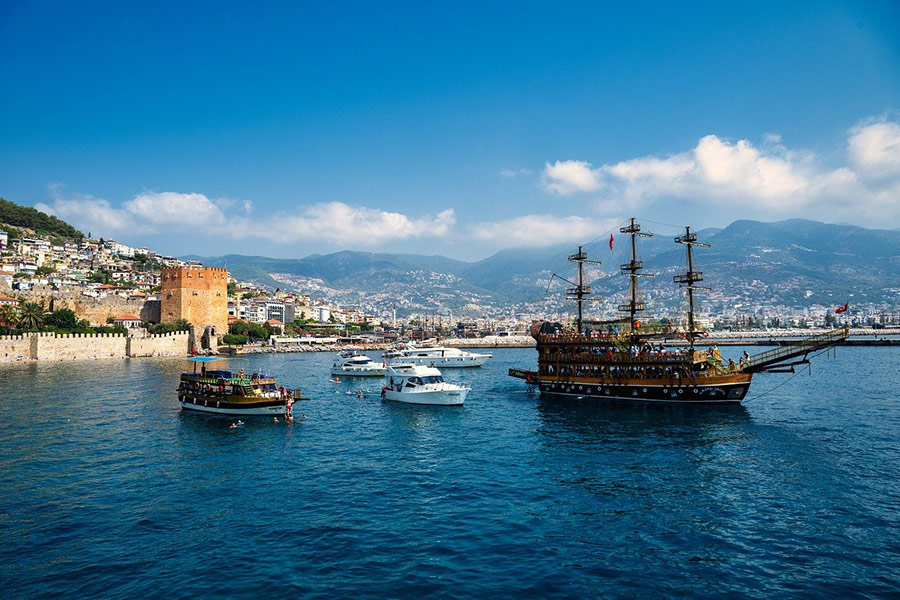 Statki oceaniczne Alanya Turcja