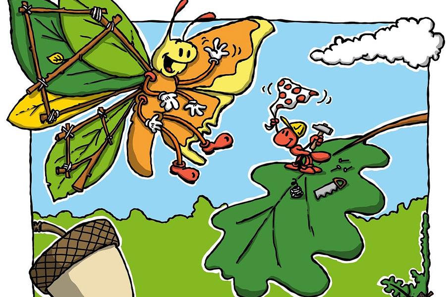 Graficzna ilustracja owadów