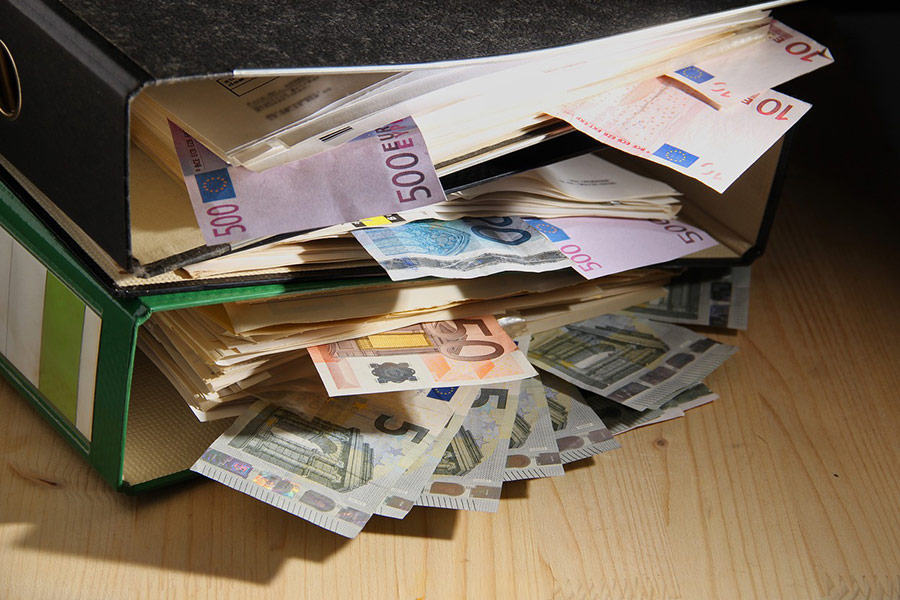 Banknoty przechowują pieniądze