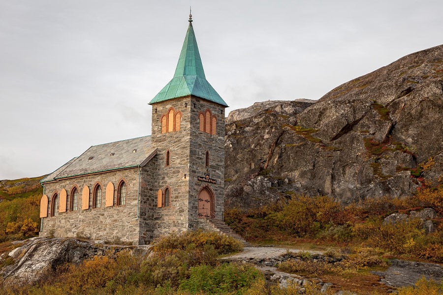 Kościół grense jakobselv Norwegia