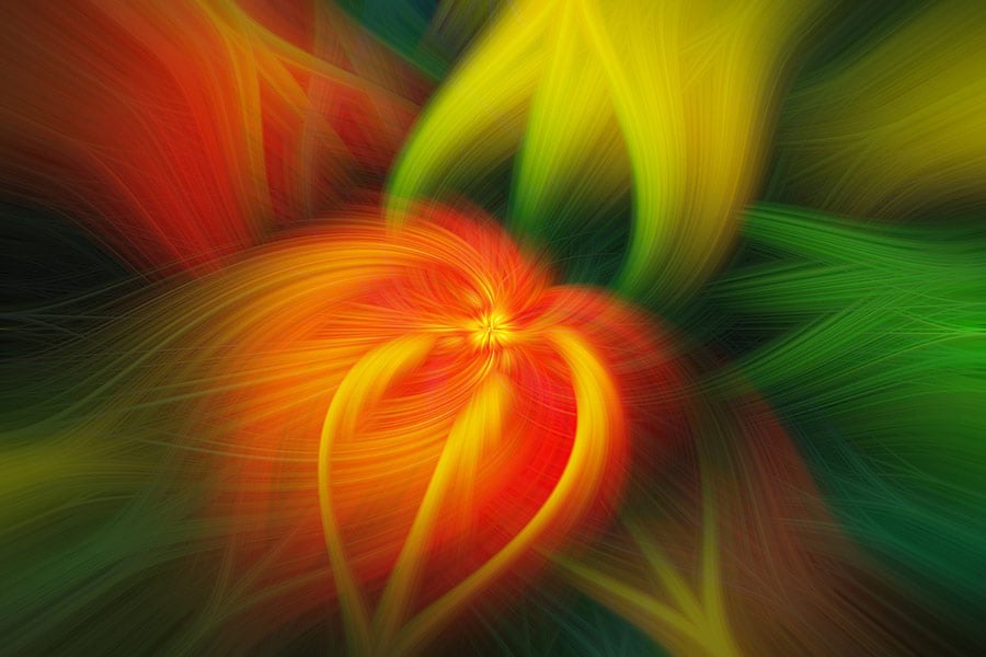 Abstract pixel art colour