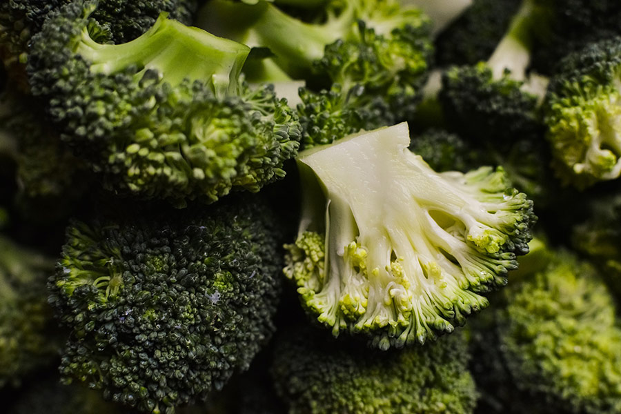 Raw healthy broccoli vegetable