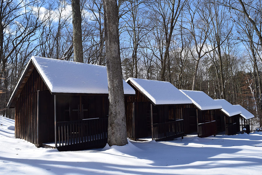 Frost season winter rural