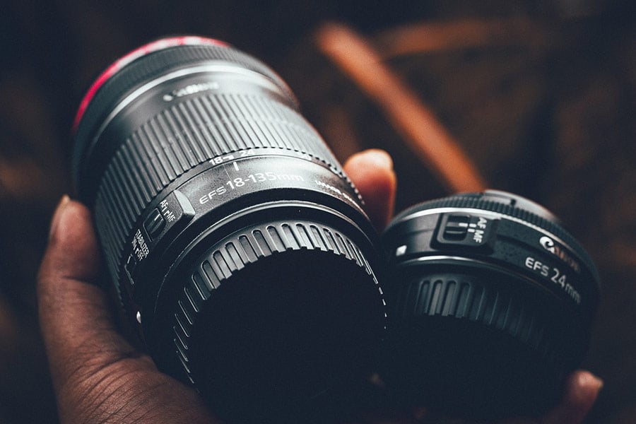 Canon camera lens