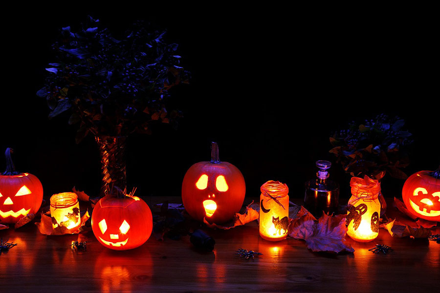Dark decoration fall
