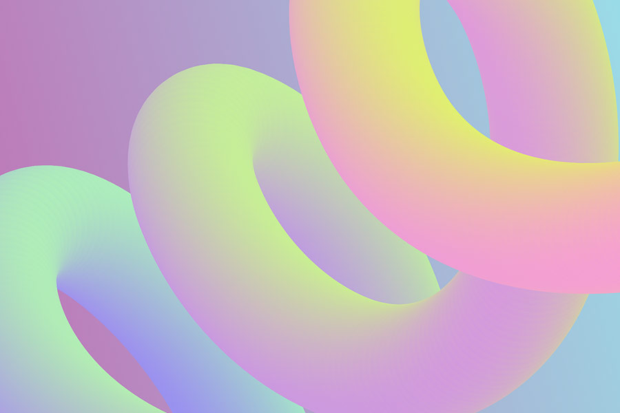 Gradient banner