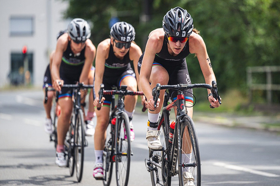 Road bike women cycling