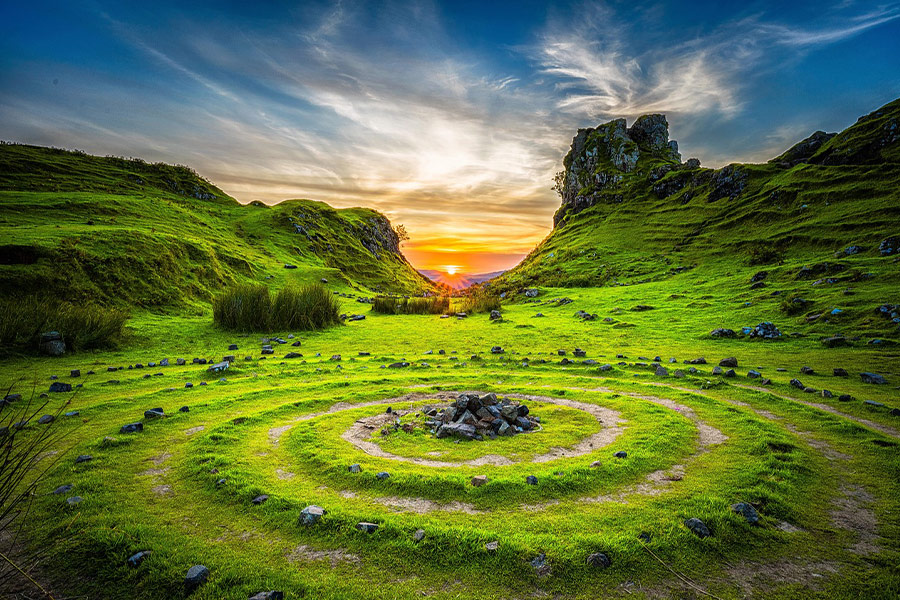 Cult stone circles mystery
