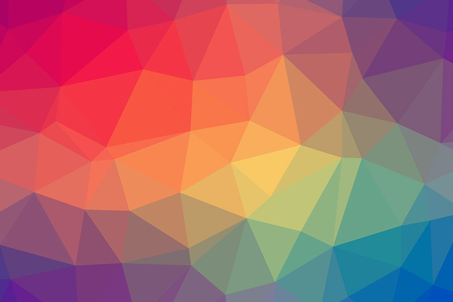 Color triangle geometric