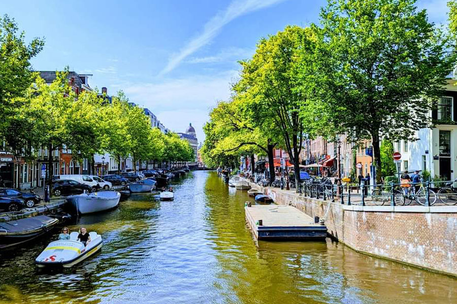 Amsterdam boat side