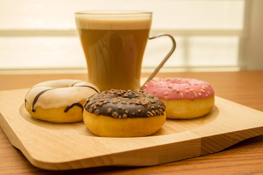Coffee and donuts