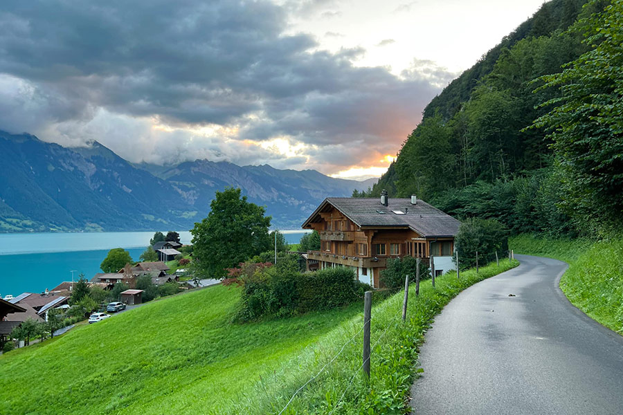 Nice house next to the road