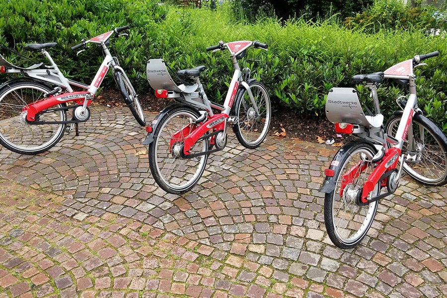 Rental bicycles